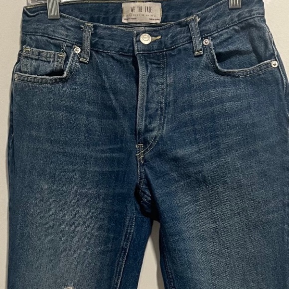 FREE PEOPLE Maggie Mid-Rise Straight-Leg Jeans - Picture 4 of 15